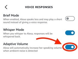 Vous avez du mal à entendre Alexa ? Le nouveau paramètre de volume adaptatif peut vous aider