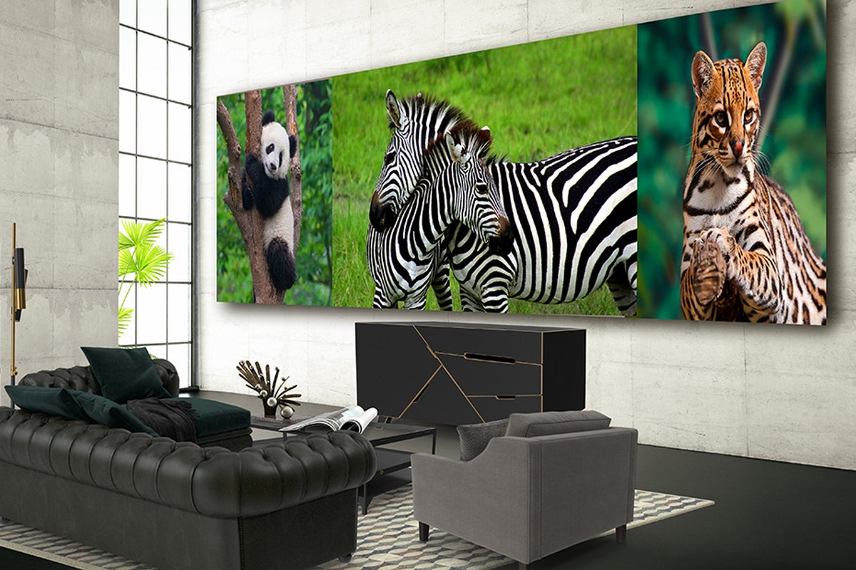 Os gigantescos Extreme Home Cinema Displays da LG vêm em tamanhos de tela de até 325 polegadas