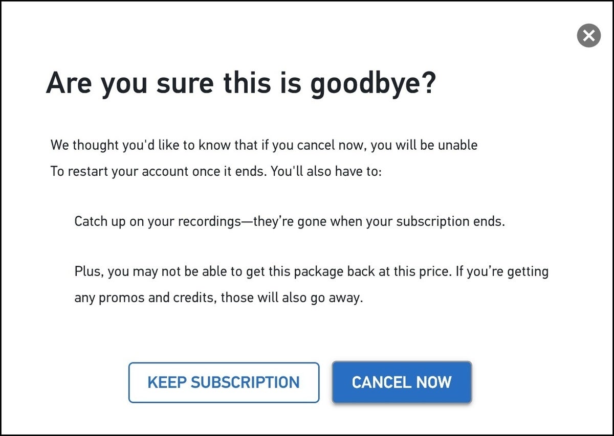 La politica di cancellazione di DirecTV Stream ora è un disastro totale