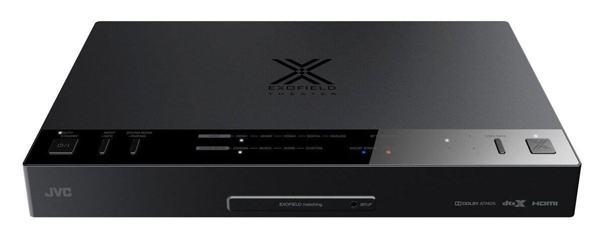 JVC XP-EXT1 Exofield Theatre kõrvaklappide virtualiseerimissüsteemi ülevaade: 7.1.4 kaasahaarav heli ilma kõlariteta