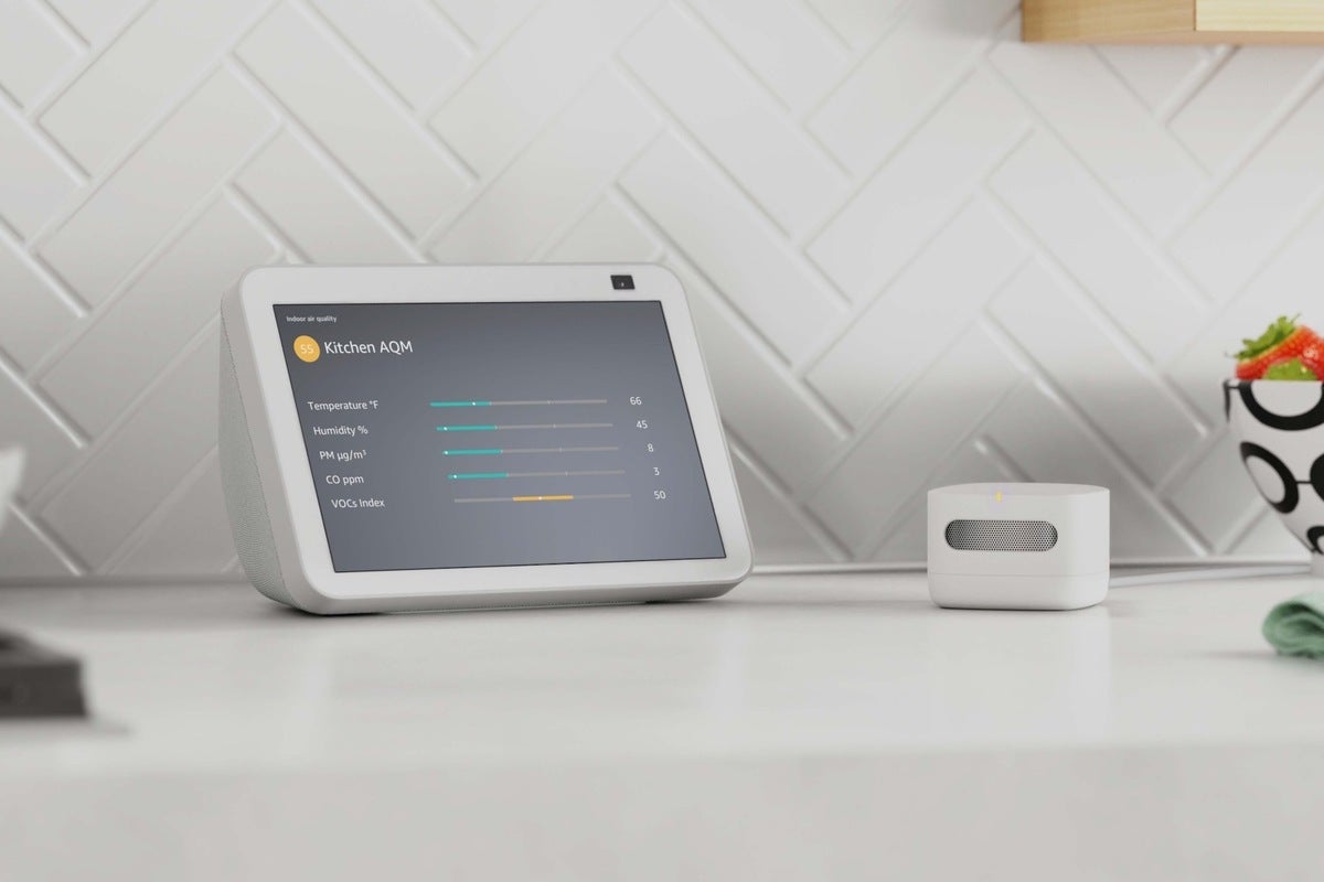 Le nouveau moniteur de qualité de l'air abordable d'Amazon fonctionne avec Alexa