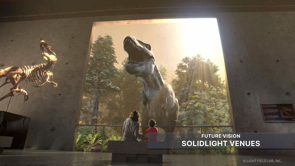 SolidLight von Light Field Lab bietet eine echte holografische Videoanzeige