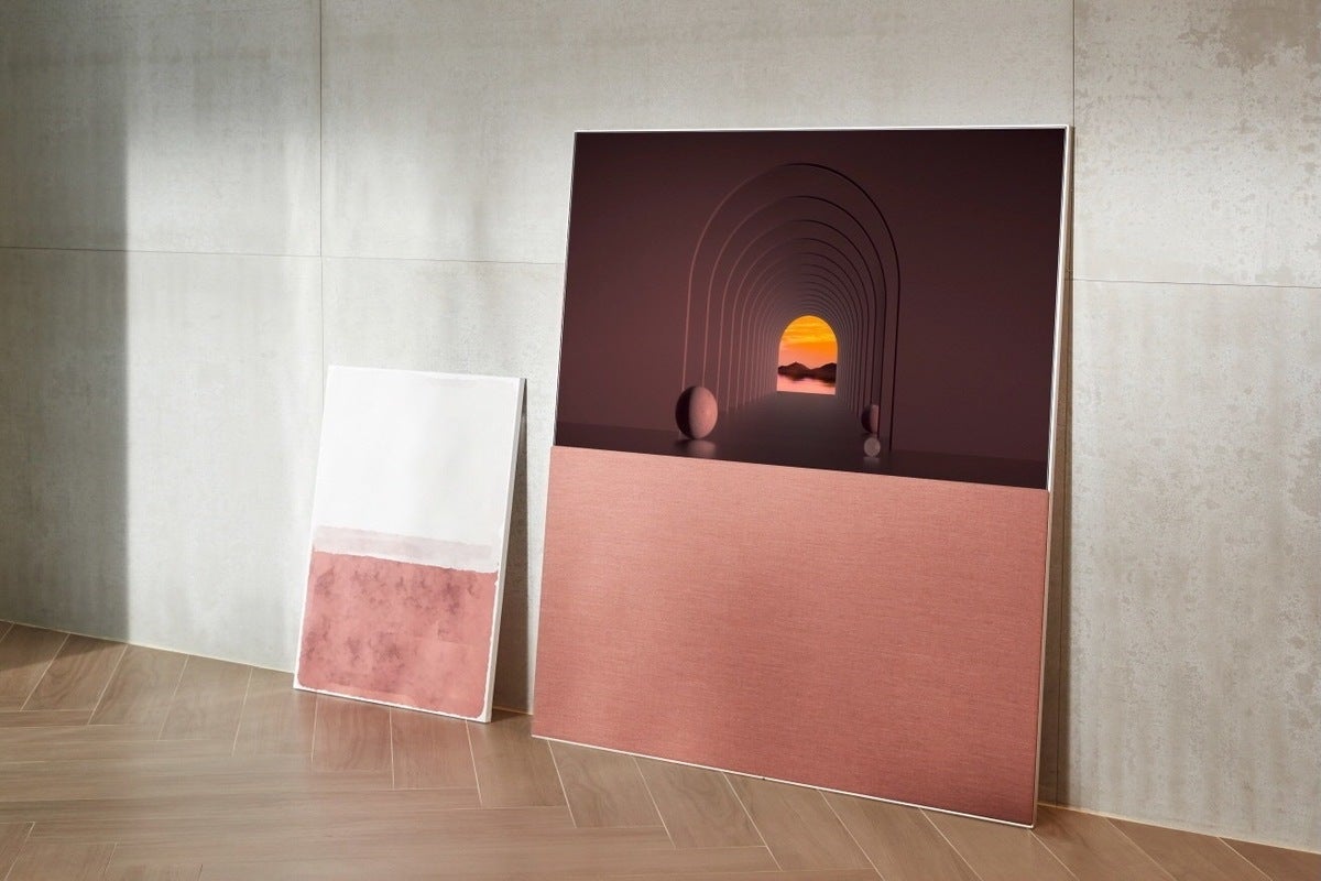 LG zeigt vor der CES rollbare und mit Stoff bezogene Fernseher