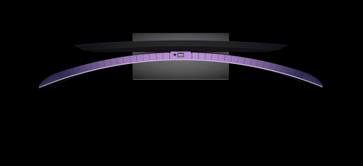 Skyworth montre un téléviseur OLED au CES avec un moteur qui ajuste sa courbure