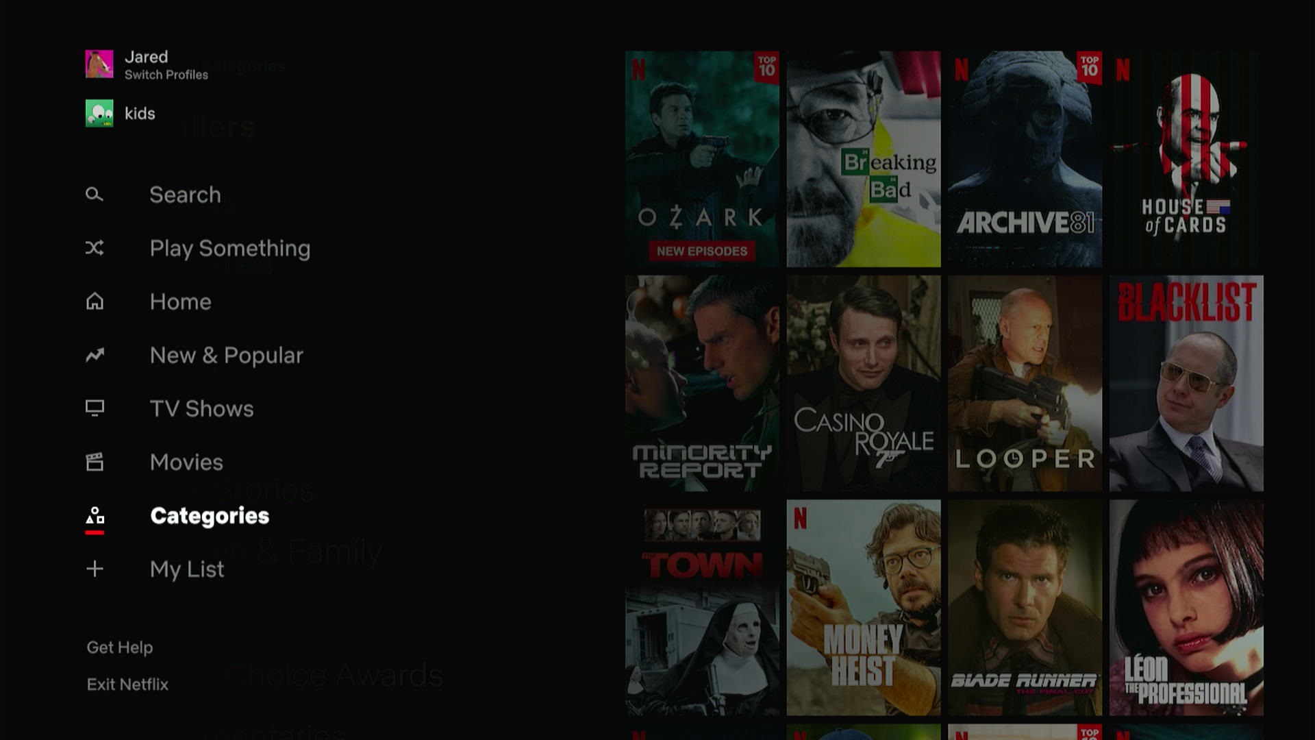 Le nouveau menu "Catégories" de Netflix pourrait faciliter la navigation par genre