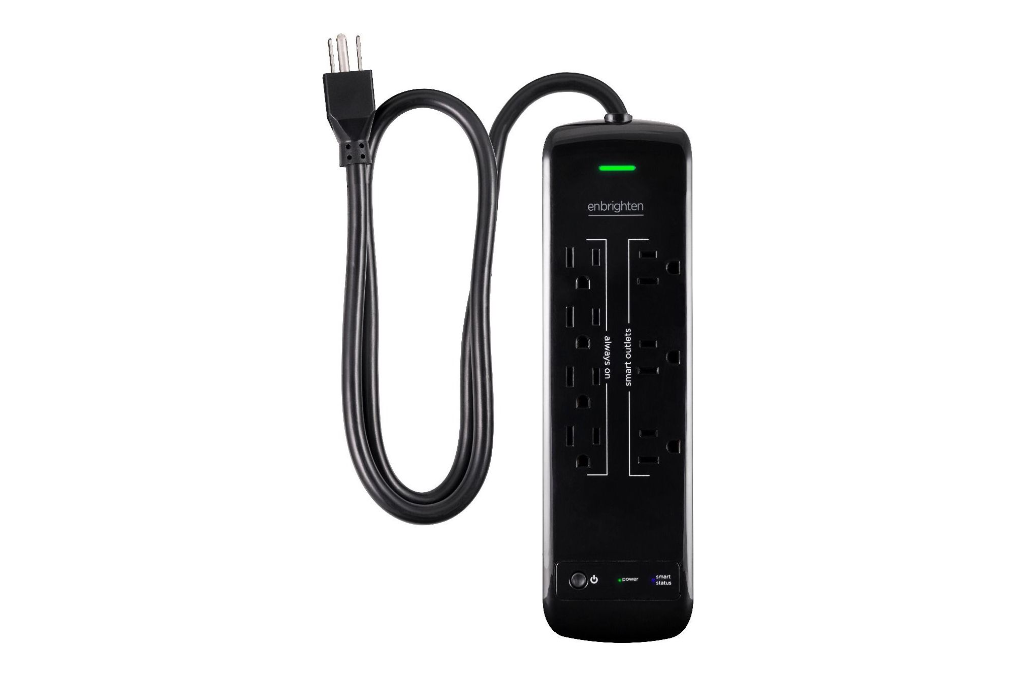 Enbrighten Smart Surge Protector ülevaade: see odav nutikate pistikupesadega liigpingekaitse ebaõnnestub peaaegu igal viisil